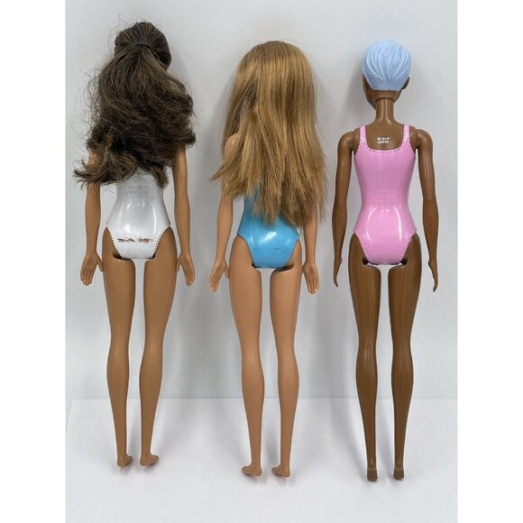 Barbie Mattel Doll Lot of 3 Water Play Beach Teressa, Blue Beach Moon Lemons - Picture 5 of 11